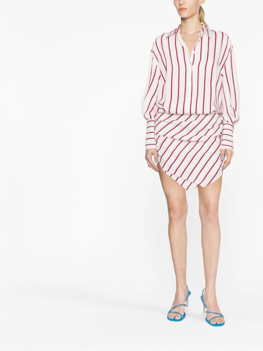 NWT The Attico Hatty striped Mini Dress size 42